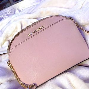 Pink  Michael Kors cross body purse